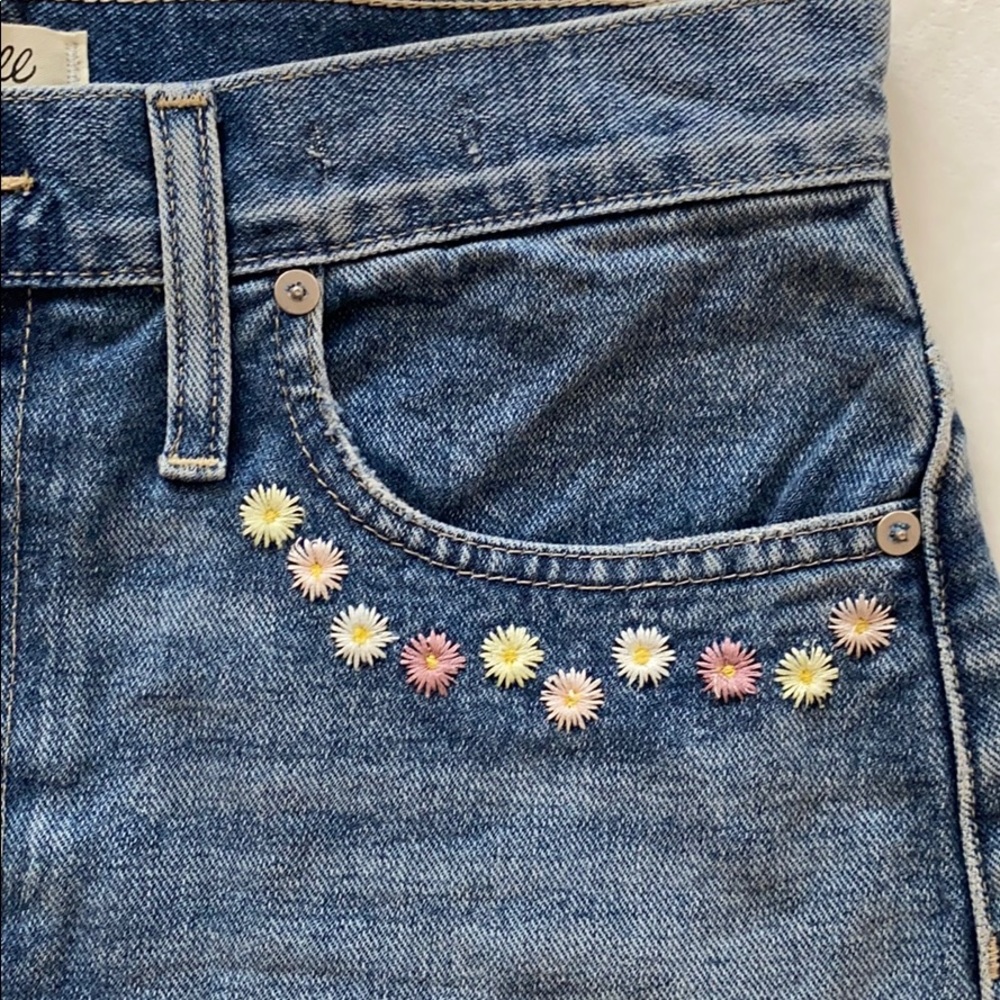 Madewell The Perfect Jean Short Floral Edition - Picture 3 of 10
